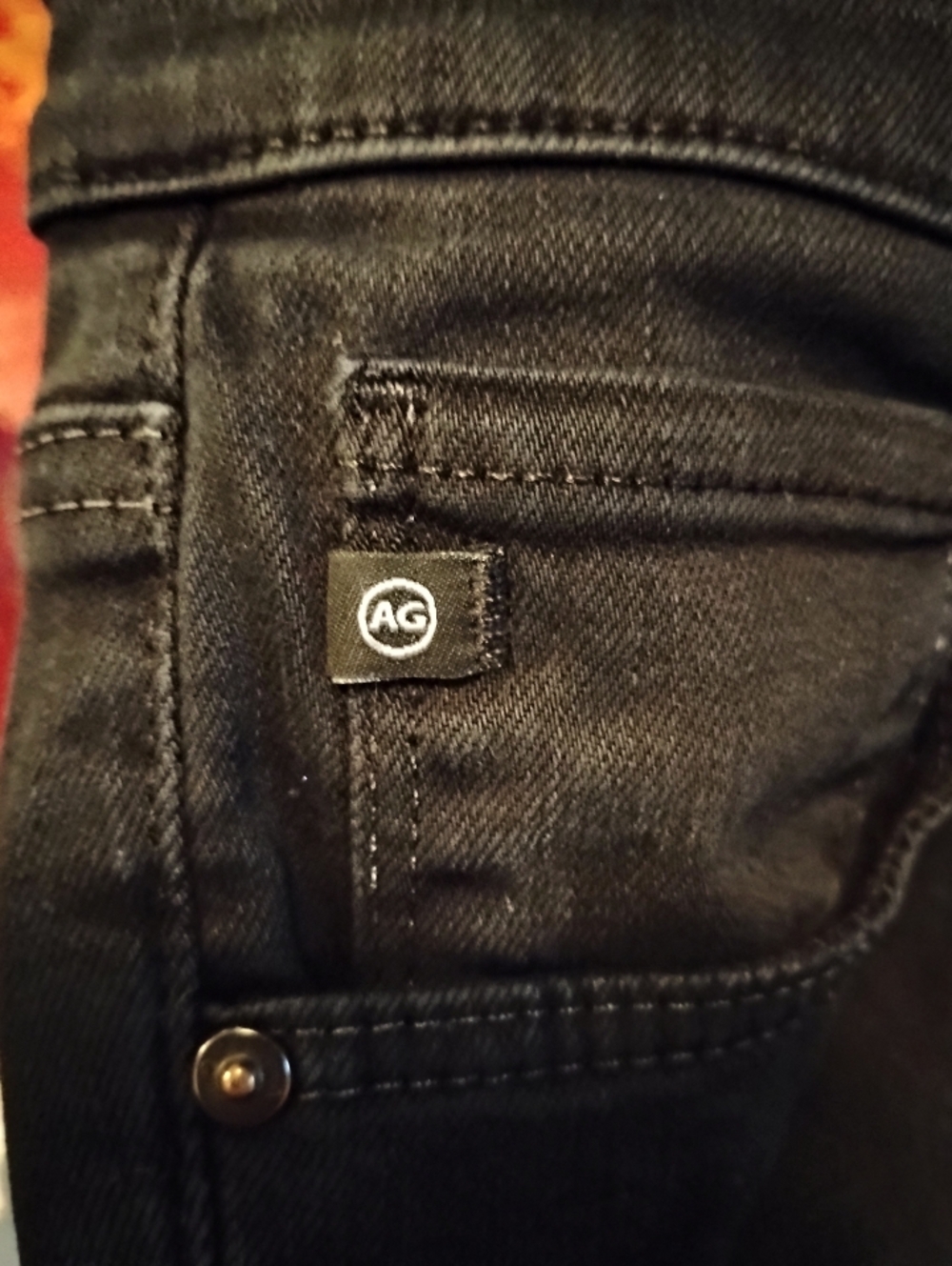 Adriano Goldschmied Essential Straight The Harper Jeans Black Size 29 Regular